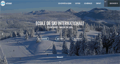 Desktop Screenshot of ecoledeskimetabief.com